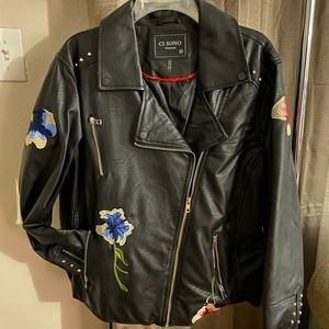 Ci Sono faux leather jacket